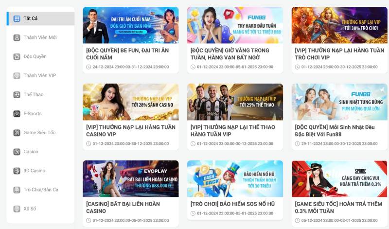 FUN88 – Link Vào Fun 88 – Fun88 App【2025】✔️ Mobile 10 Chương trình khuyến mãi và sự kiện hấp dẫn
